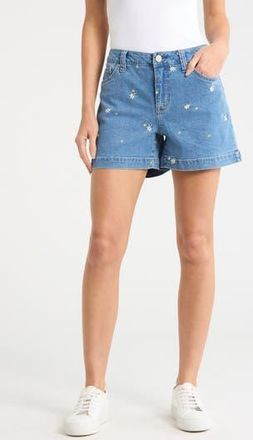 Seven 7 Weekend Shorts in Daisy Embroidery at Nordstrom Rack, Size 14