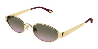 Chlo&eacute; CH0355S 004 Womens Sunglasses Gold Size 54