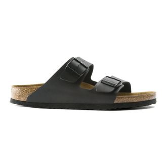 Birkenstock Sliders, unisex, Black, Size: 13 US Arizona Narrow Fit