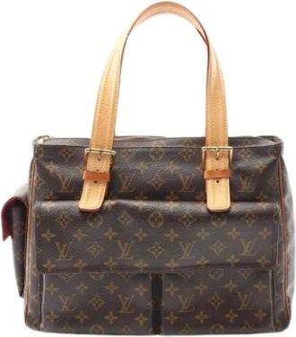 Louis Vuitton Pre-owned Shoulder Bags, female, Brown, Size: ONE SIZE Pre-owned Canvas louis-vuitton-bags