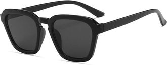 Generic Fashion Square Frame UV400 Sunglasses Men And Women Vacation Photo Shopping Party Sun Glasses(Black)