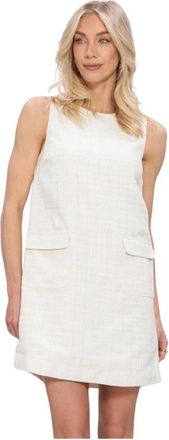 Y.A.S Jose SL Boucle Jurk - Dames - Korte kleedjes - Grijs - XL - Tweed - Kleedjes