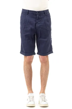 Mason's Amalfi Lightweight Linen-Cotton Shorts