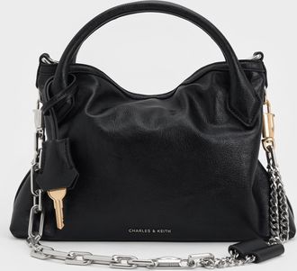 Charles & Keith Mini Delfina Chain Tote Bag