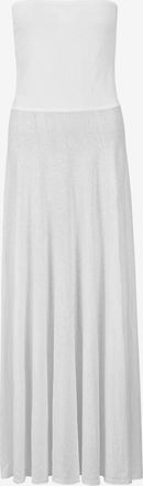 Alaia Langes Bustier-Strickkleid aus Leinenmix