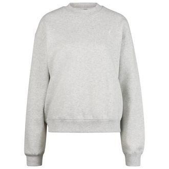New Balance Sport Essentials Fleece Crew Pullover f&uuml;r Damen | wei&szlig;