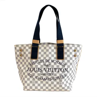 Louis Vuitton White Tote Bag (Pre-Owned)