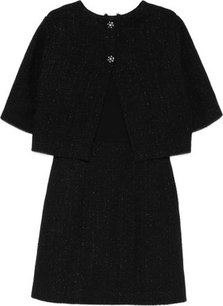 Maje Mini-jurk met knopen - Zwart