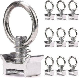 OEM Pawn Lashing - 1000 Dan - Aluminio - Para Rieles De Amarre En Caravanas Camiones Remolques - 10 Unidades