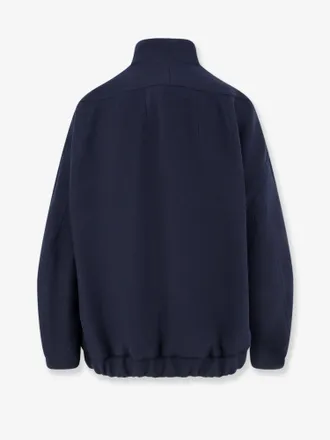 Dries Van Noten Womens Wool Blend Jacket Voles Blue