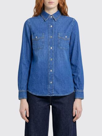 7 For All Mankind Shirt Woman color Blue