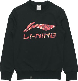 Li-Ning Big Logo Sweatshirt Black Multi AWDR607-2
