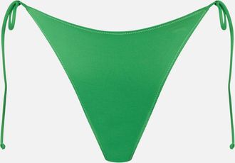 MC2 Saint Barth Woman Green Swim Briefs With Side Laces