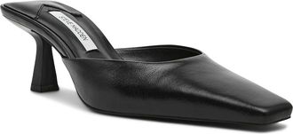 Steve Madden Alyse Womens Shoes Black Leather : 9.5 M, Synthetic