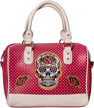 Banned Apparel Banned Dia De Muertos Women Handbag Multicolour, 100% Polyurethane