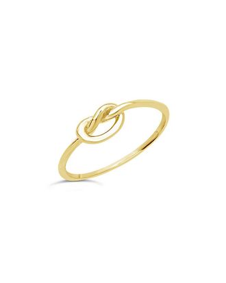 Sterling Forever 14K Over Silver Love Knot Rings