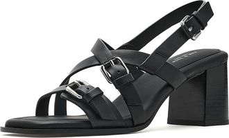 Rag & Bone Harlow Mid Heel Sandals Womens Dress Sandals Black : EU 39.5 (US Womens 9.5) M, Leather