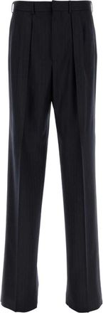 Tom Ford Black Tailored Pleated Pants