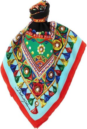Dolce & Gabbana Carretto Scarf - Accessories - Mujer - Multicolor - ONE SIZE