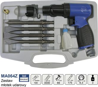 Adler Europe Martillo Neum&aacute;tico Met&aacute;lico Eficiente Adler Ma064z
