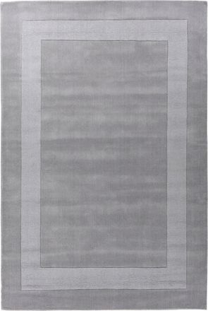 THEKO Wollteppich »USEDOM 8301« rechteckig 11 mm Höhe Uni Farben, reine Wolle, handgetuftet, mit Bordüre