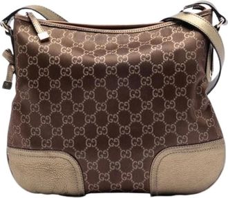 Gucci Pre-owned Shoulder Bags, female, Brown, Size: ONE SIZE Pre-owned Crossbody Bag