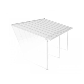 Palram Patio Cover Sierra 3X5.46 Clear - L555 x W299 x H305 - White