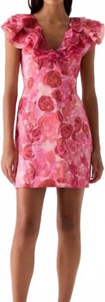 Aje Charmed Mini Dress In Pink
