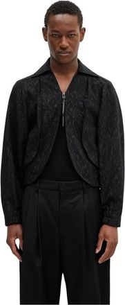 Ader Error Apparel-Top Jacket - Heren - Zomerjassen - Zwart - L - Polyester - Jassen