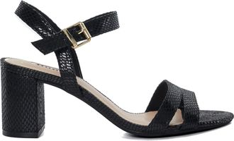 Dune London Ladies Wide Fit MERISA Wide-Fit Block-Heel Sandals Size UK 3 Heeled Sandals Black