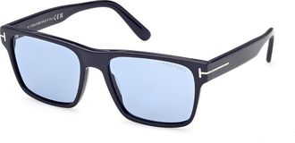 Tom Ford FT1205 CALDER 90V Mens Sunglasses Blue Size 55