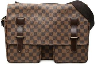 Louis Vuitton Pre-owned Broadway - Dames - Vintage Schoudertas - Bruin - ONE Size - Leer - Vintage