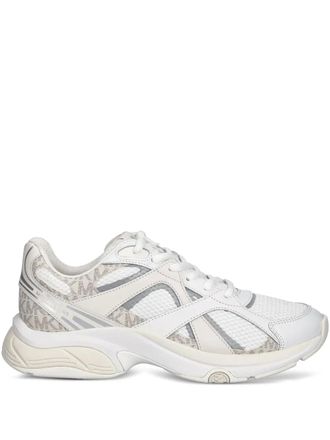 Michael Kors Theo sneakers - men - Polyester/Calf Leather/Fabric/Rubber/Polyurethane - 44.5 - White