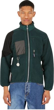 (di)vision Construct Fleece Split Sweatshirt - Heren - Zomerjassen - Groen - XL - Polyester - Jassen