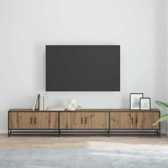 vidaXL Vidaxl - Mobile tv rovere artigianale 240 x 35 x 41 cm Legno multistrato