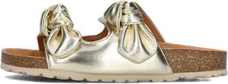 Verbenas Metallic Rain Slippers voor dames - Dames - Sandalen - Geel - 37 EU - Leer - Schoenen