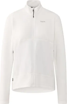 Hagl&ouml;fs Buteo Mid II Jacket Fleecejacke f&uuml;r Damen | wei&szlig;