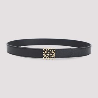 Loewe Black Golden Buckle Belt