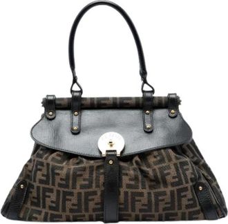 Fendi Pre-owned Magic Handbag - Dames - Vintage Handtas - Bruin - ONE Size - Leer - Vintage
