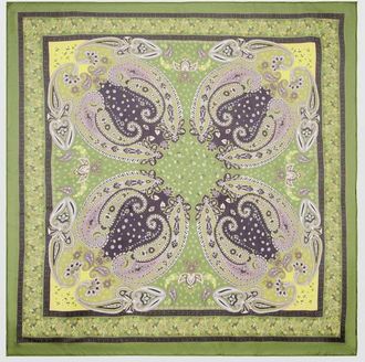 Mango Foulard stampa paisley verde - Donna - Taglia unica - MANGO