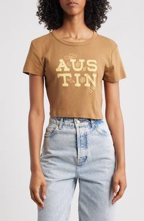 Junk Food Austin Cotton Graphic T-Shirt in Toasted Coconut at Nordstrom Rack, Size Xx-Large