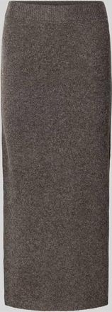 LeGer By Lena Gercke Slim Fit Midirock in Strick-Optik Modell Julienne in Dunkelbraun, Größe 36