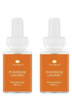 Pura x Thymes 2-Pack Diffuser Fragrance Refills in Pumpkin Laurel at Nordstrom