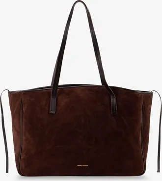 Manu Atelier Borsa a spalla XL Du Jour in suede - MANU ATELIER - gender_Woman
