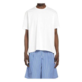 Comme Des Gar&ccedil;ons T-Shirts, male, White, Size: M T-Shirt Knit