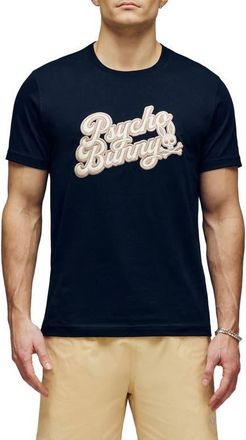 Psycho Bunny Elias Appliqué Logo T-Shirt in Black at Nordstrom, Size 9