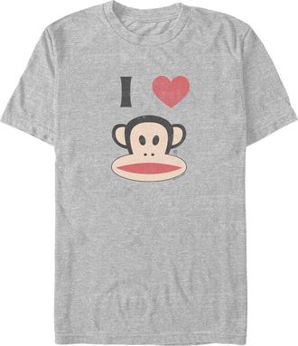 Paul Frank Mens Paul Frank Distressed I Heart Julius Graphic Tee in Athletic Heather at Nordstrom, Size Xxx-Large