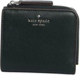 Kate Spade New York leila small pebbled leather wallet in Northern Pine Multi at Nordstrom Rack