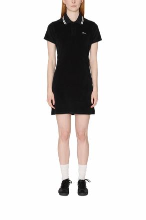 Obey Clothing Lucia Polo Dress In Digital Black