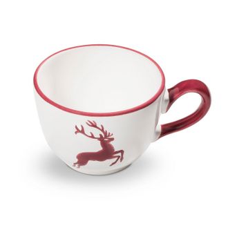 Gmundner Keramik Gmundner Keramik - Gmundner Cer&aacute;mica Bordeauxr. Ciervo, Taza De Caf&eacute; Taza 0,19 Litros